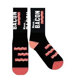 Frankly Funny Novelty Socks - Mmm Bacon