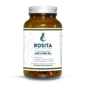 Rosita Extra Virgin Cod Liver Oil Soft Gels - 1 Bottle (90 Capsules)