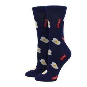 Crazy Sock Thursdays Novelty Socks - More Bacon and Eggs Socks