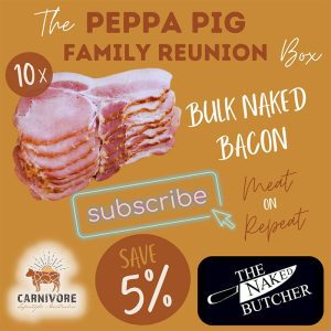 PEPPA PIG FAMILY REUNION Meat Box - Bulk Naked Bacon