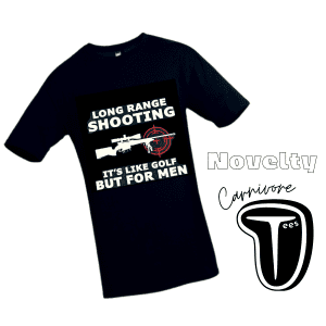 Shooting vs Golf - Men's Novelty Carnivore T-Shirt