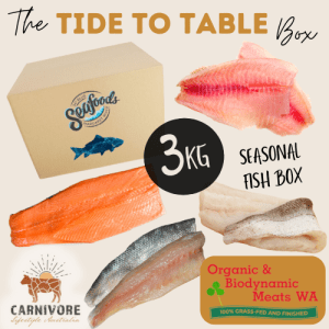 TIDE TO TABLE Meat Box - 3kg Seasonal Fish Box