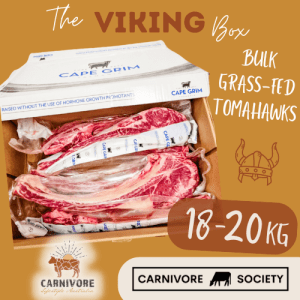 VIKING Meat Box 18-20kg Bulk Grass-Fed Tomahawks *DEPOSIT*